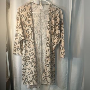 Cardigan leopard